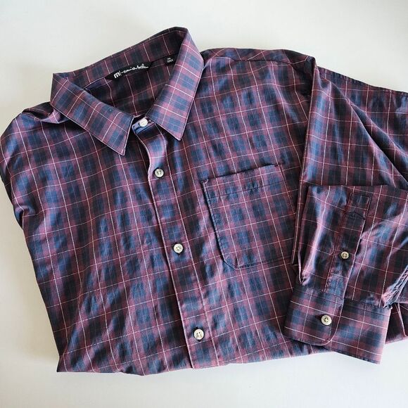 Travis Mathew Other - NWOT Travis Mathew | Plaid Long Sleeve Button Front Top, Mens XXL